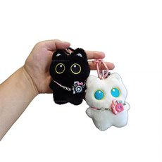 1+1 귀여운 고양이 인형키링2종