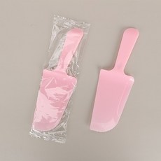 巧緻烘焙網 生日蛋糕刀 獨立包裝 彩色塑膠蛋糕刀 一次性蛋糕刀 彩色蛋糕刀 鋸齒蛋糕刀 蛋糕托刀 ，三角蛋糕刀, 粉紅-(單支), 1個