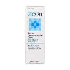 동아제약 애크온 딥 클렌징 폼 4X안티 아크네 솔루션 100ml 1개