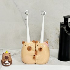 커플 칫솔홀더 귀여운 정리함 비누 받침대 B 1개, D, D × 1개