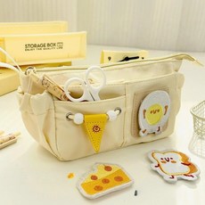 투니스 귀여운 벨크로 펜 파우치, 프리사이즈, 옐로