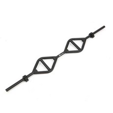 반석스포츠 비스펙 그립바 역기봉 이지바 컬바 홈트레이닝 데드리프트 기구 용품, ① 비스펙 그립바-블랙