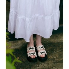 질바이질스튜어트 [린다] 리본 플랫폼 샌들 - 2color JLSO5F350BK JLSO5F351WT JLSO6E351WT 859870