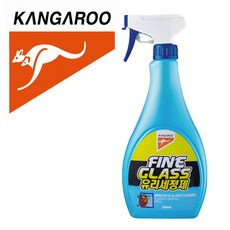 캉가루 파일글라스 유리세정제 0.5L, 1개, 1ml