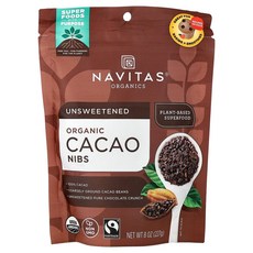네비타스올가닉스 카카오 닙스 8 oz (227 g), 227g, 1개