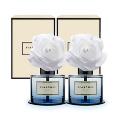 (1+1이벤트) 시즈넬 고급 차량용 디퓨저 화이트 로즈 블루 120ml, 2박스, 라일락향