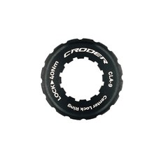CRODER CLA-9 中心鎖固定環(內外齒) 高強度結構設計, 1個, Black