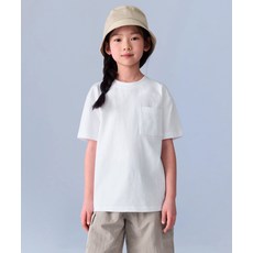 무신사 스탠다드 MUSINSA STANDARD KIDS 릴렉스드 크루 넥 포켓 티셔츠 [화이트] MKETS5K02-WH 418475