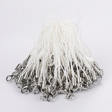 DIY 핸드폰 고리 폰고리, 100개, 선택08)화이트, 7cm