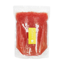 수제자몽청 자몽알갱이 과일청 (일반설탕) 파우치형 수제청, 1개입, 1L, 1kg
