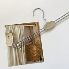 Fee 極簡銀光不銹鋼無痕衣褲夾 多功能防滑收納掛架 雙線設計, 現貨-雙線內衣內褲夾銀色, 1個