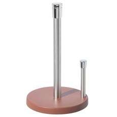 OGGI 스테인리스 스틸 티어 바 포함 페이퍼 키친타올걸이 33.0cm, 1개, Brick Red