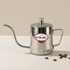 (홈아트) 저그형 유광 드립포트 600ml 뚜껑포함, 1개
