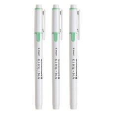 PILOT 키레나 베이직 형광펜, 3개, 그린, (키레나 베이직)