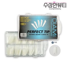 다이아미 국가고시 네일팁 퍼펙트 C커브 손톱연장 네일 팁 100PCS, 1개