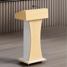 에코보드 이동식 강연대 수납 선반 브레이크 캐스터 장착 학교 학원 회의실용, 금사오크