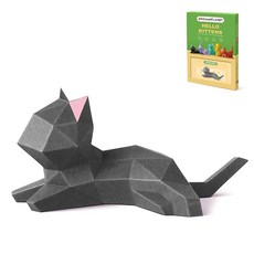 ORIGAMIPLANET 오리가미플래닛 3D 종이접기 키트 라운지 키튼 DIY 만들기 세트