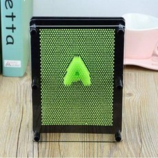 3D 그림 바늘 입체 교육 놀이 스크린 조각 핀아트, 그린, 대형