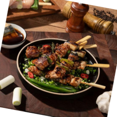 캠핑음식 닭꼬치 야키토리 수제 파닭꼬치 구이 10개입, 1개, 450g