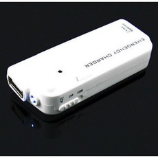 口袋式USB充電應急手電筒/應急充電器/緊急充電器/行動電源, 1個