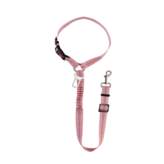 허그마이펫 강아지 안전벨트 차량용 충격흡수, 1개, 핑크