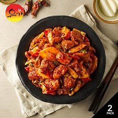 유가네 [T]유가네 닭갈비 600g x 2팩 + 모짜렐라 치즈, 2개