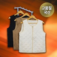 여성 경량 간절기 주머니 가벼운 퀄팅 베이직 누빔 베스트 패딩 조끼 A42