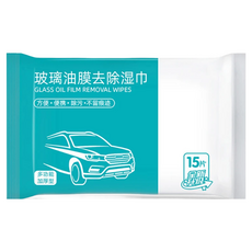 JIANYAN 建炎 汽車玻璃油膜去除濕巾, 5套, 15個裝