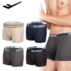 [프로스펙스(PROSPECS)] [프로스펙스]PROSPECS 폴리메쉬 남성 드로즈 4종세트(당일배송)남자팬티 쿨사각드로즈 드로즈 팬티 남자팬