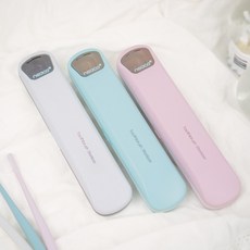 네오코 휴대용 칫솔 소독 살균기 NEO-010T UVC LED 듀얼 여행용, 핑크