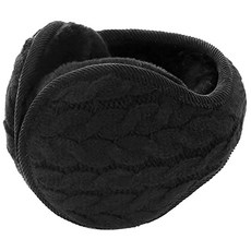 LerBen 겨울 귀마개 모직 실 케이블 니트 랩 어라운드 이어 머프 이어 워머