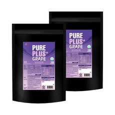 퓨어 플러스 포도맛 분리유청단백질 (WPI 94%함유), 1kg, 2개