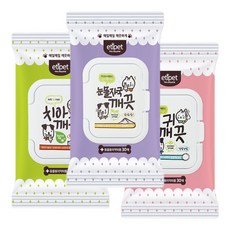 못씻는 고양이 피부보호 캡포장 목욕 티슈 펫티슈, 1개, 30개