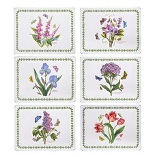 Portmerion 植物園桌墊 6 件套, 混色, 1套