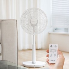 인더스 24단 미세바람 저소음 리모컨 가정용 스탠드 선풍기 IN-A36