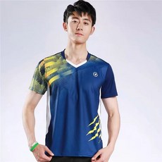 여성탁구복 상의 스포츠웨어 여성용 배드민턴 팀복 탁구복 블랙