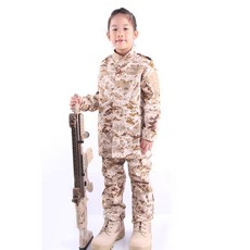 RST 紅星 兒童迷彩戰鬥服 數位沙漠