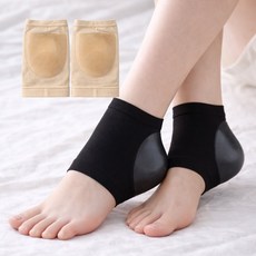 베이지아 발 뒤꿈치 각질 패드, 블랙, 1개