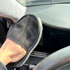실내 실외 초극세사 세차 장갑 원형 미트 셀프, 본상품