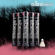 사이드피스 거위오리깃털 배드민턴 셔틀콕, 1개, 12개입, 실버