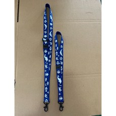 富巨金 夜光海洋款識別證帶/證件帶(調整環 安全扣 鋅鉤), 寶藍色,小孩