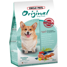 UNCLE PAUL 保羅叔叔 低敏成犬 小顆粒 關節健康, 3kg, 1個, 混合口味