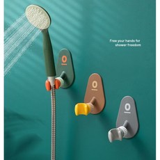 홈앤니드 프리 샤워기 홀더, 그레이