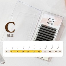 Q3大花三葉草 WOW LASH 科技毛系列 0.06 開花睫毛 嫁接睫毛 柔軟濃密, 1個, C捲｜60度,13mm