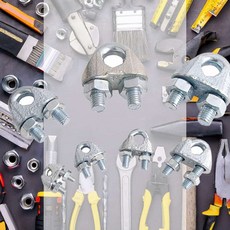 [일일오품] 와이어도르래 와이어클램프 와이어부속 와이어클립, 3mm