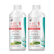 펫슬림 다이어트 알로에겔 베라250, 2개, 1L