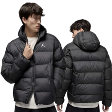 [국내매장판] 나이키 남성 맨 점퍼 숏패딩 스톰핏 윈드러너 조던 브루클린 패딩 블랙