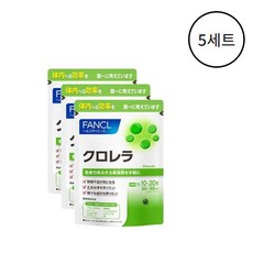 판클 FANCL 클로렐라 특용 3팩 세트 90~270일분, 5세트, 2700정