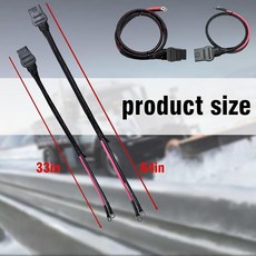 케이블 쟁기 및 트럭 사이드 2핀 먼지 커버 포함 모델 21294 8245 61169 8274 웨스턴 부품 보스 배선 하네스 트럭용 제설기 Fisher 부품, 케이블 쟁기 및 트럭 사이드 2핀, 먼지 커버 포함,