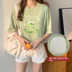 여름수유복 수유반팔티 여름 모유 외출용 수유 M 반팔